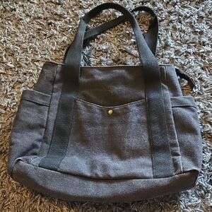 Stylish Black Tote Bag